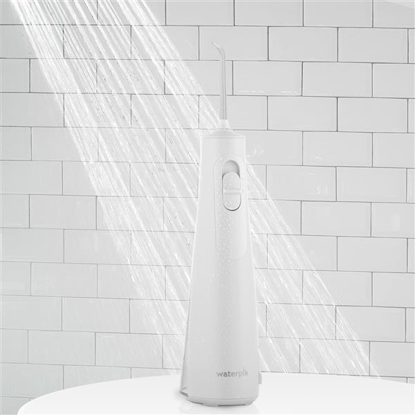 White Cordless Enhance Water Flosser WF-21 In Shower