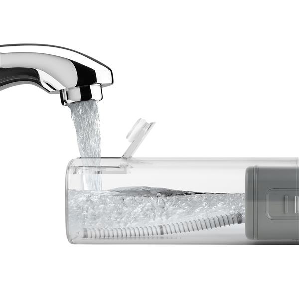 Filling Water Reservoir - WF-17 Gray Cordless Slide Water Flosser