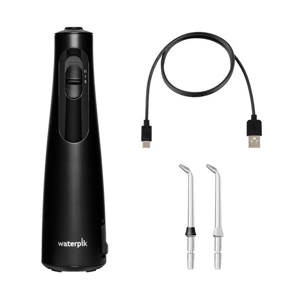 Water Flosser & Tip Accessories - WF-21 Black Cordless Enhance Water Flosser