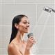 Using the Cordless Slide Professional Water Flosser WF-17 Gray in the Shower